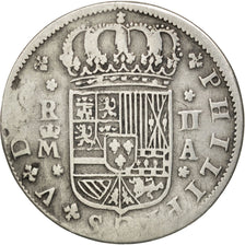 Spain, 2 Reales, 1723, Madrid, KM #296, VF(20-25), Silver, 4.71