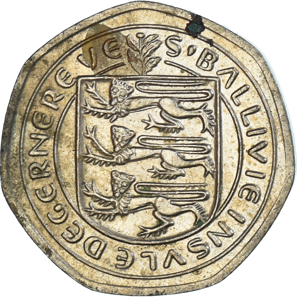 Monnaie, Guernesey, 20 Pence, 1982