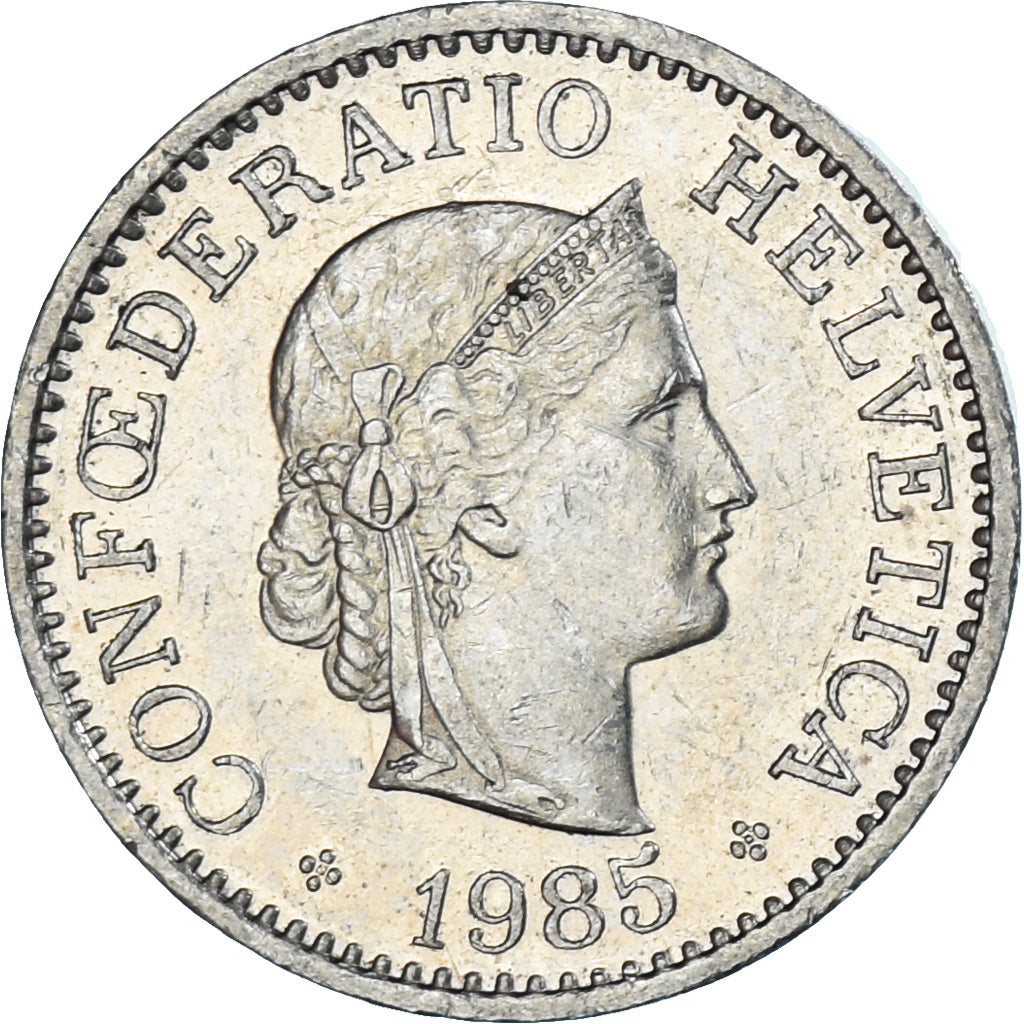 Moneta, Svizzera, 10 Rappen, 1985