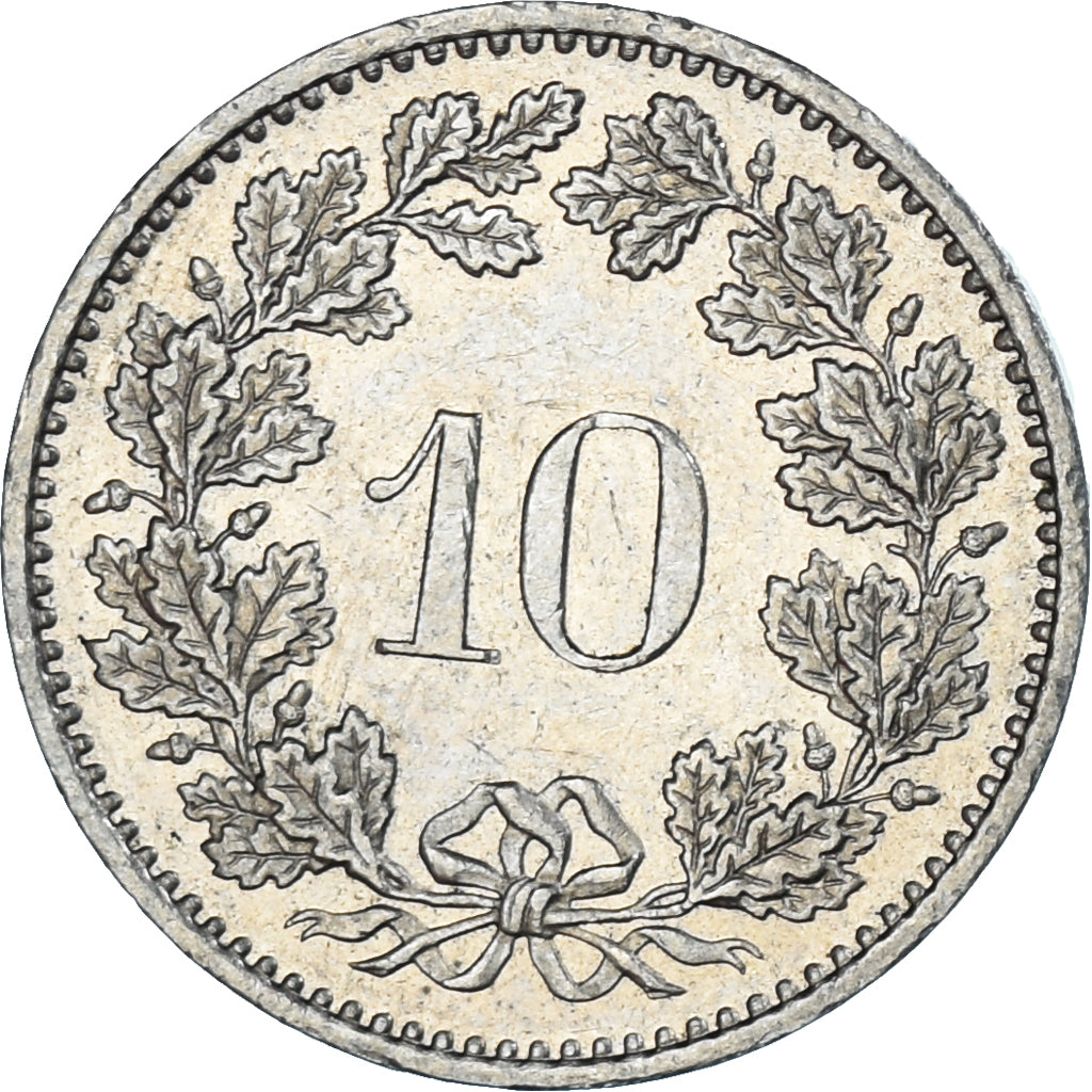 Moneta, Svizzera, 10 Rappen, 1985