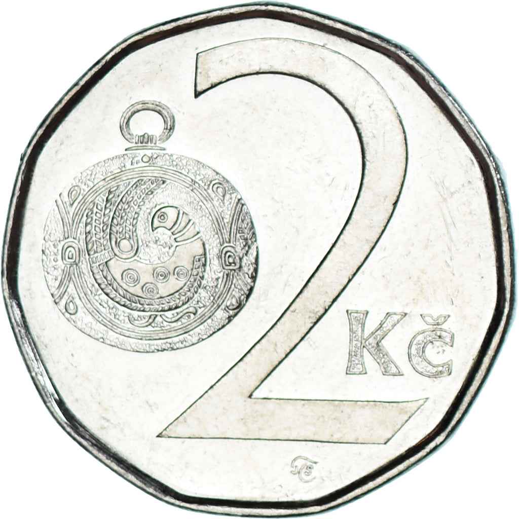 Moeda, República Checa, 2 Koruny, 2008