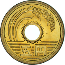 Coin, Japan, 5 Yen, 1989