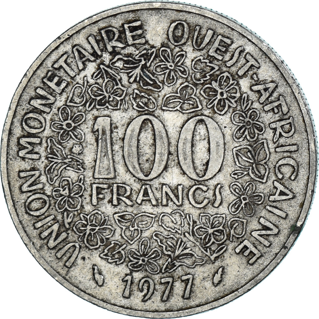 Moeda, Estados da África Ocidental, 100 Francs, 1977