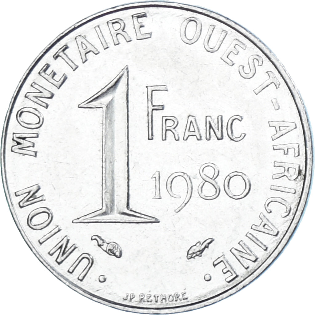Moneta, Stati dell'Africa occidentale, Franc, 1980