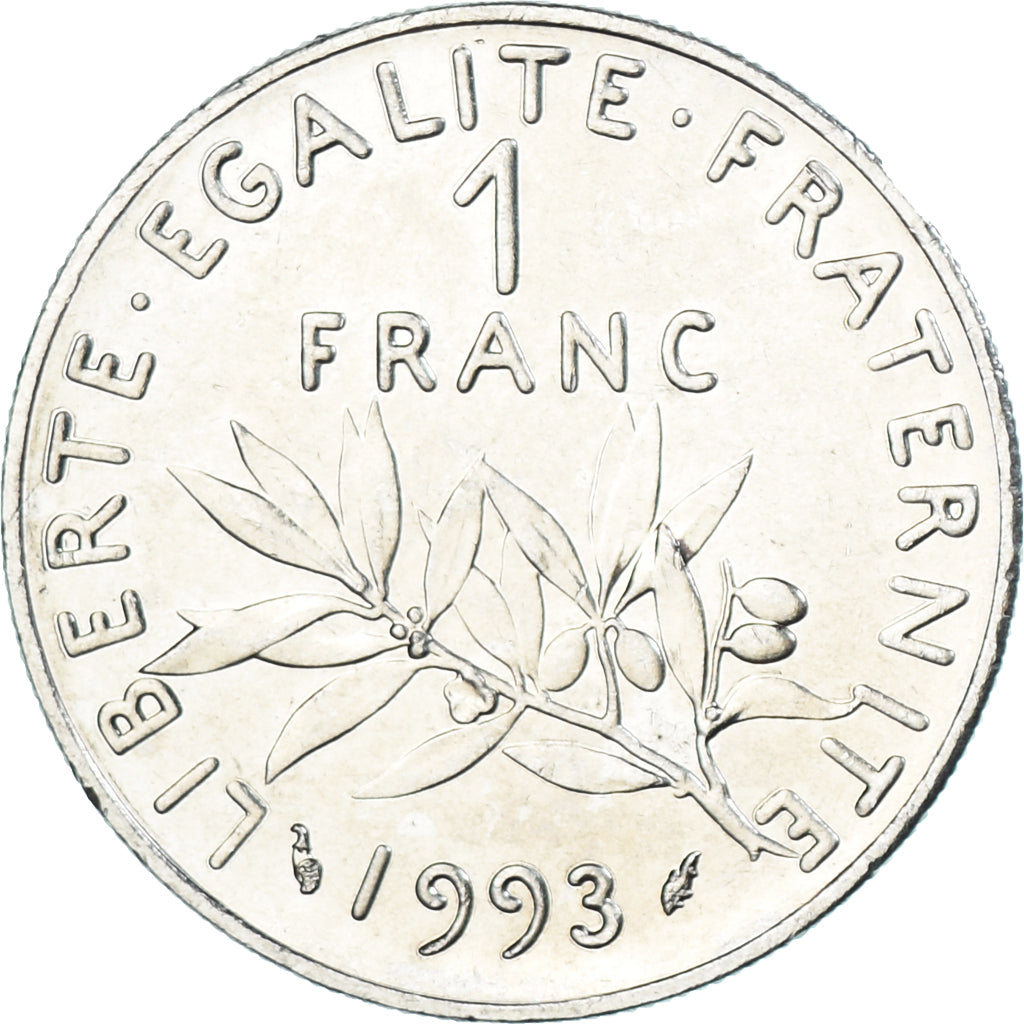 Moneta, Francia, Franc, 1993