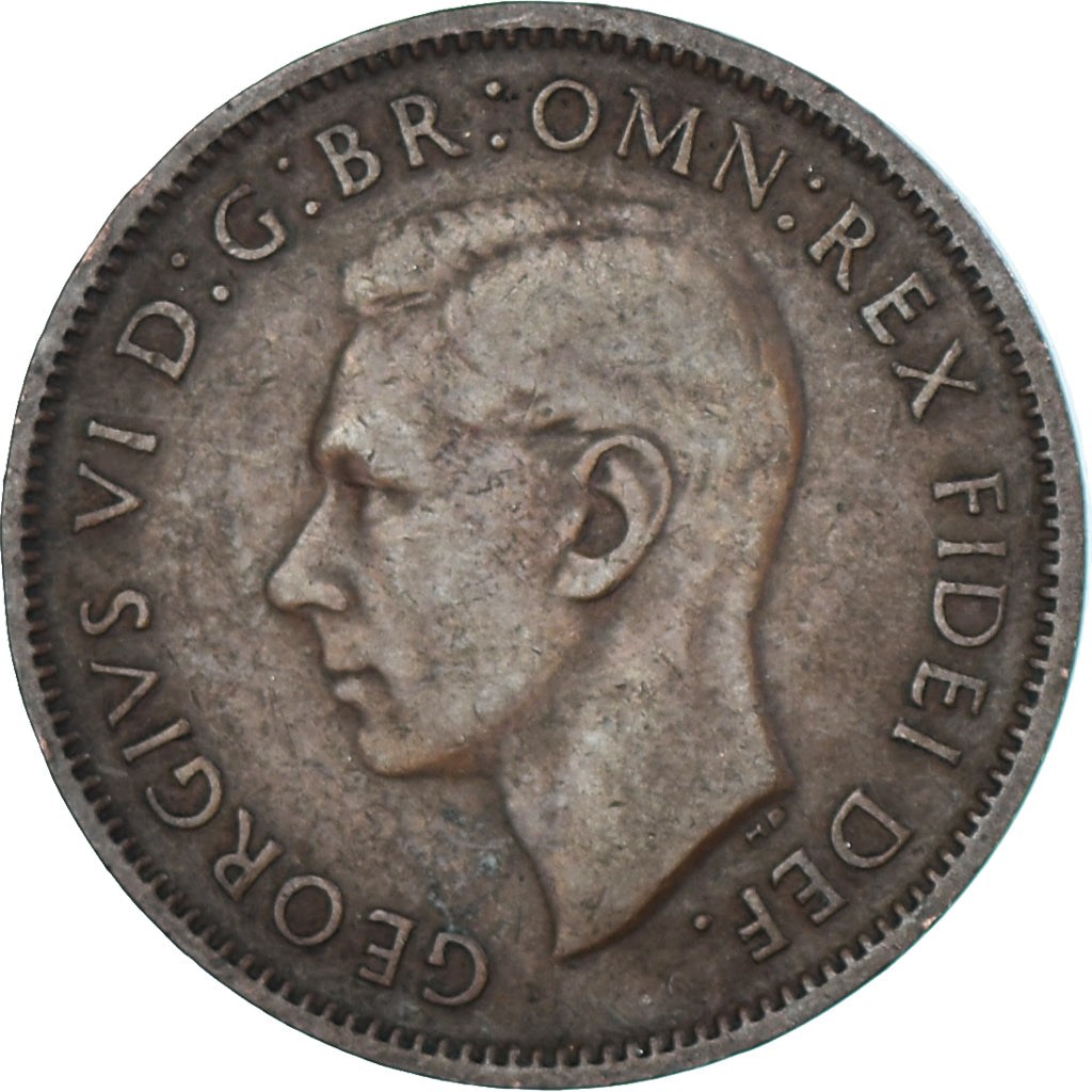 Monnaie, Grande-Bretagne, Farthing, 1952