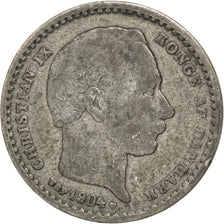 DENMARK, 25 Ore, 1904, Copenhagen, KM #796.2, VF(20-25), Silver, 2.20