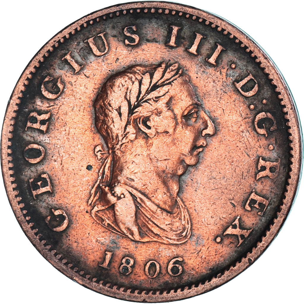 Moneta, Gran Bretagna, 1/2 Penny, 1806