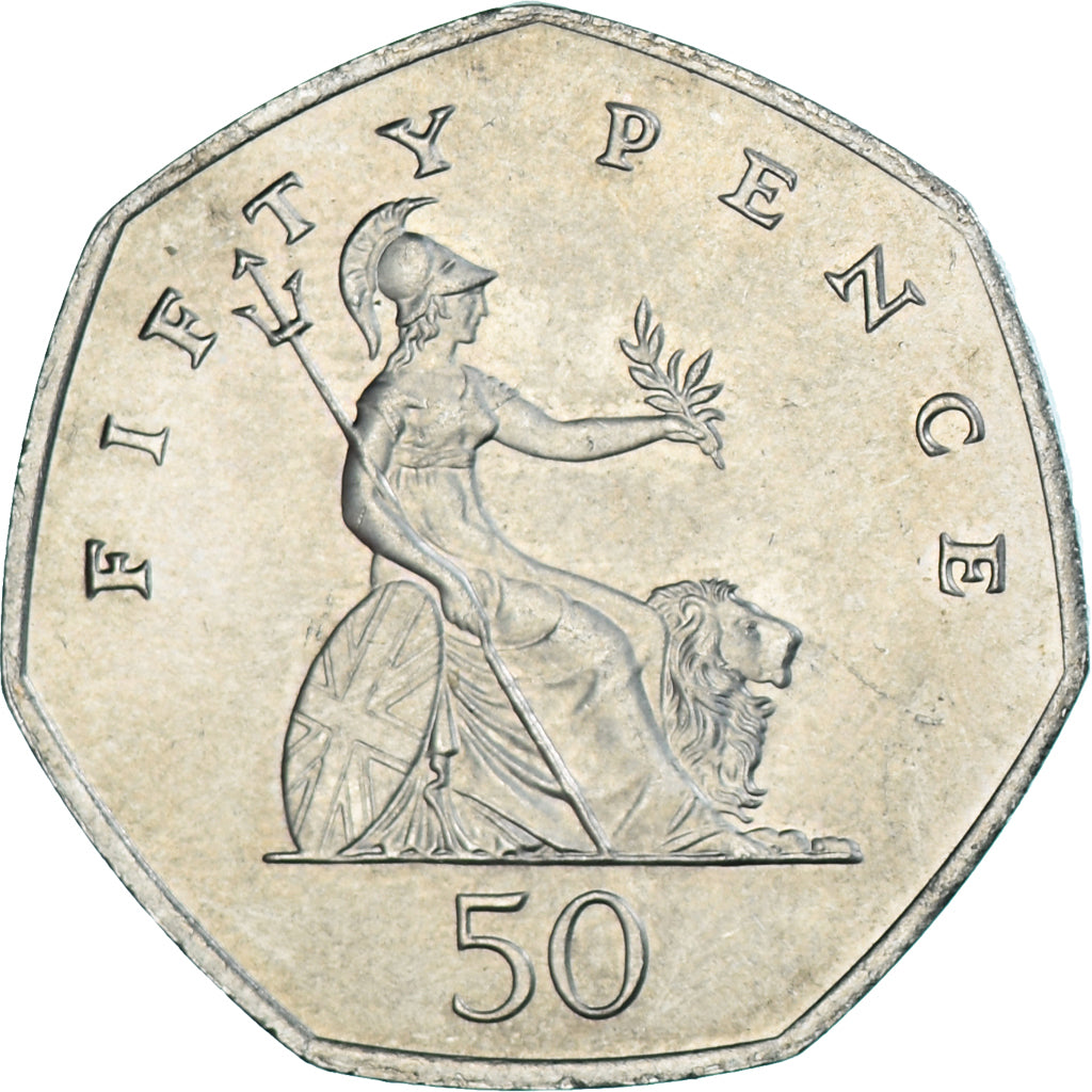 Coin, Great Britain, 50 Pence, 2002
