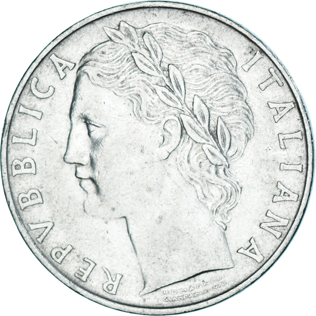 Moneda, Italia, 100 Lire, 1955
