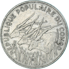 Monnaie, Congo, 100 Francs, 1971