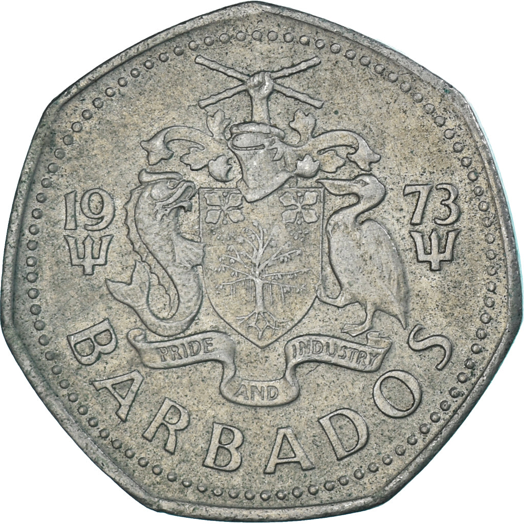 Moneta, Barbados, Dollar, 1973