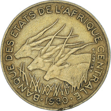 Moneta, Stati dell’Africa centrale, 10 Francs, 1980