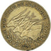 Moneta, Stati dell’Africa centrale, 10 Francs, 1980