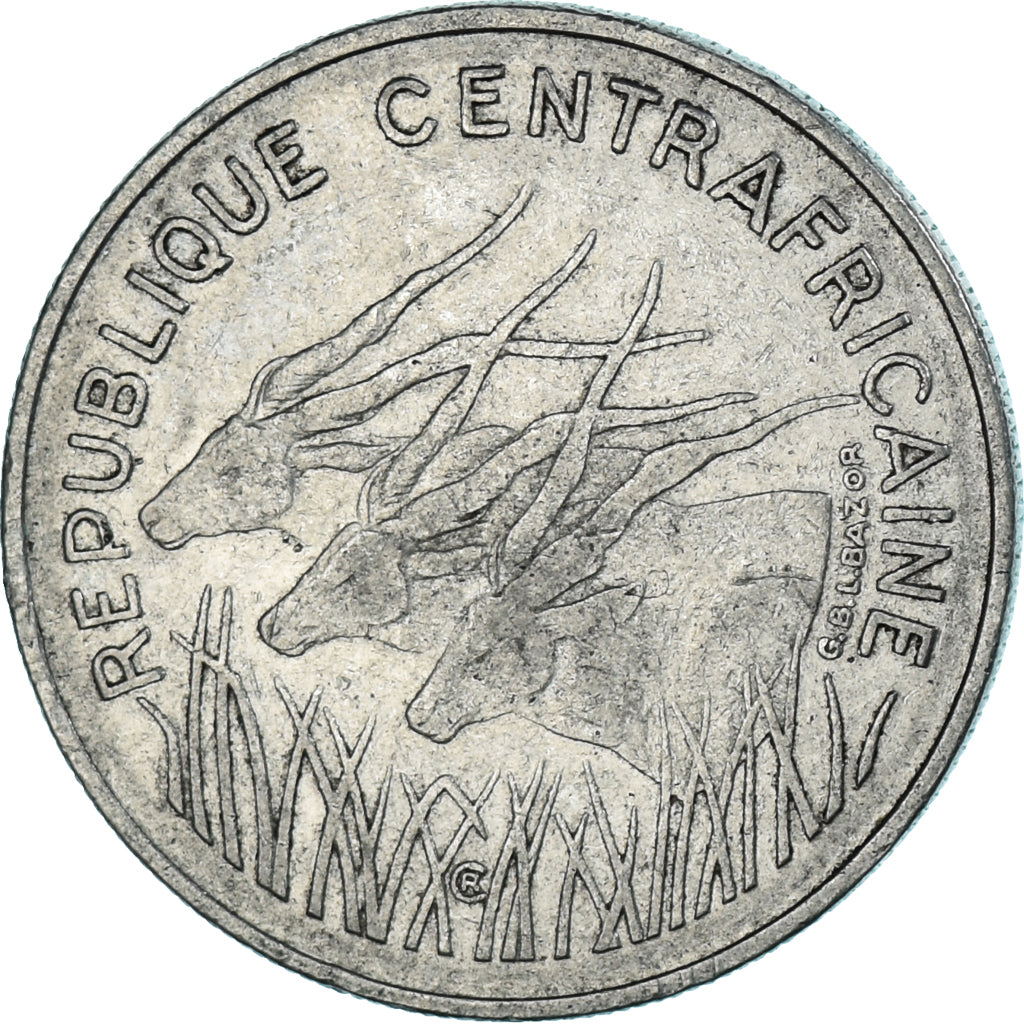 Monnaie, Afrique Centrale, 100 Francs, 1972