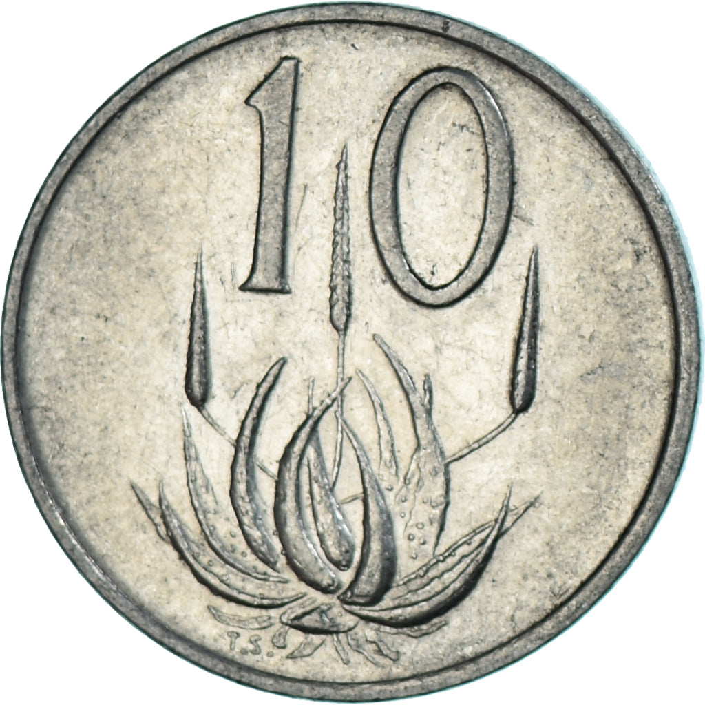 Coin, South Africa, 10 Cents, 1970
