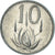 Coin, South Africa, 10 Cents, 1970