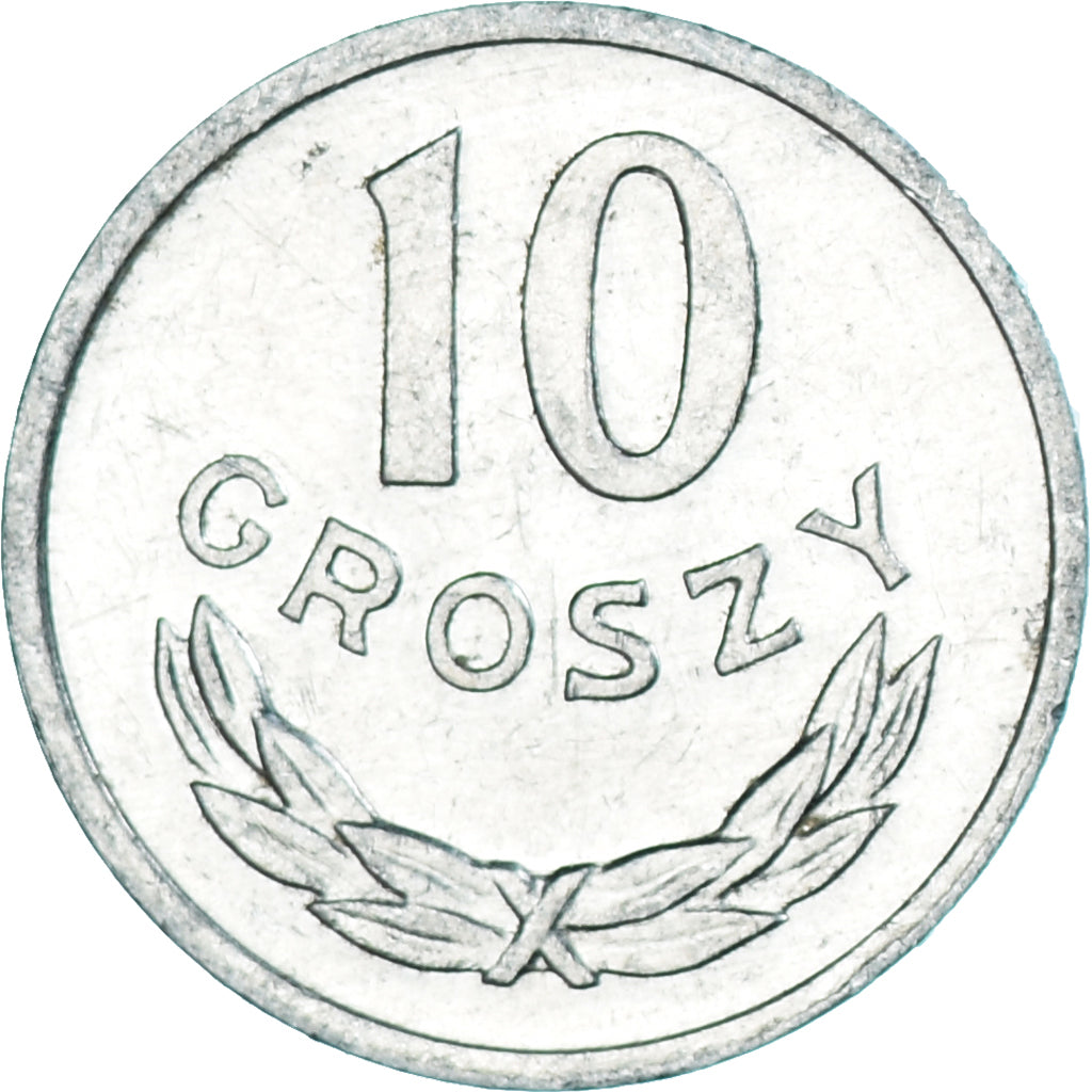 Moneta, Polonia, 10 Groszy, 1978