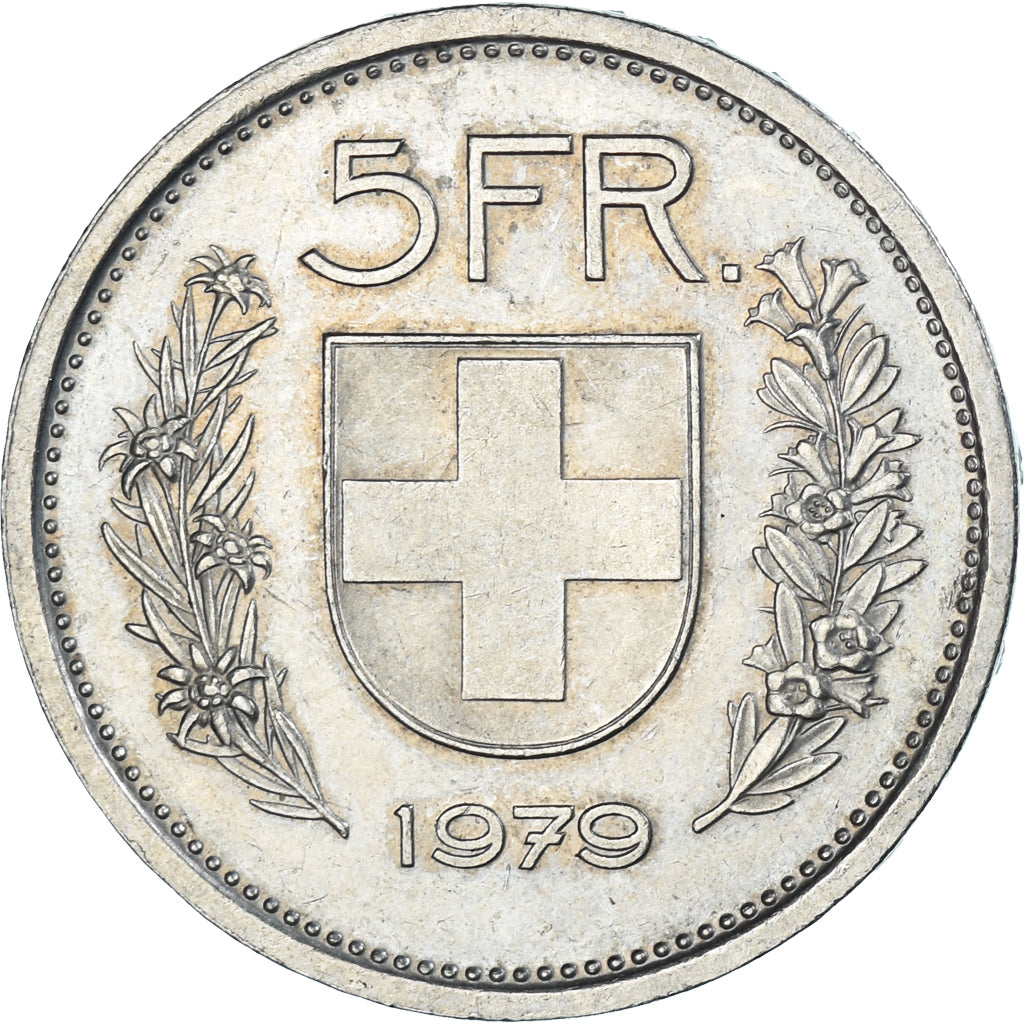 Moneta, Svizzera, 5 Francs, 1979