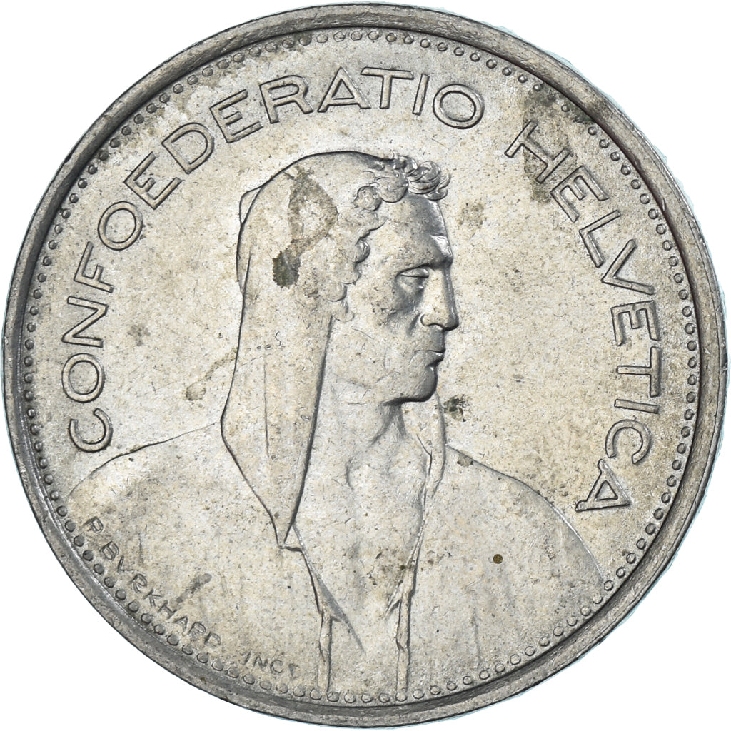 Münze, Schweiz, 5 Francs, 1968