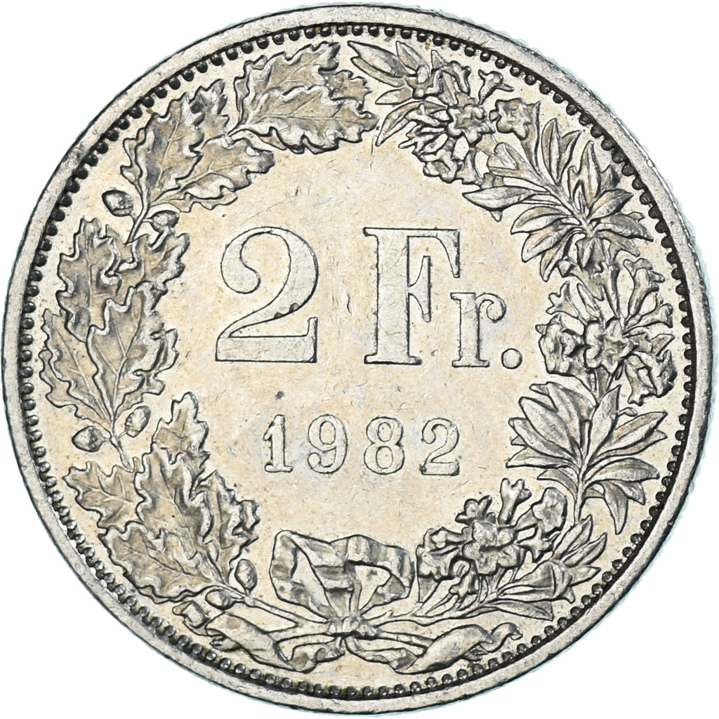 Moneta, Szwajcaria, 2 Francs, 1982
