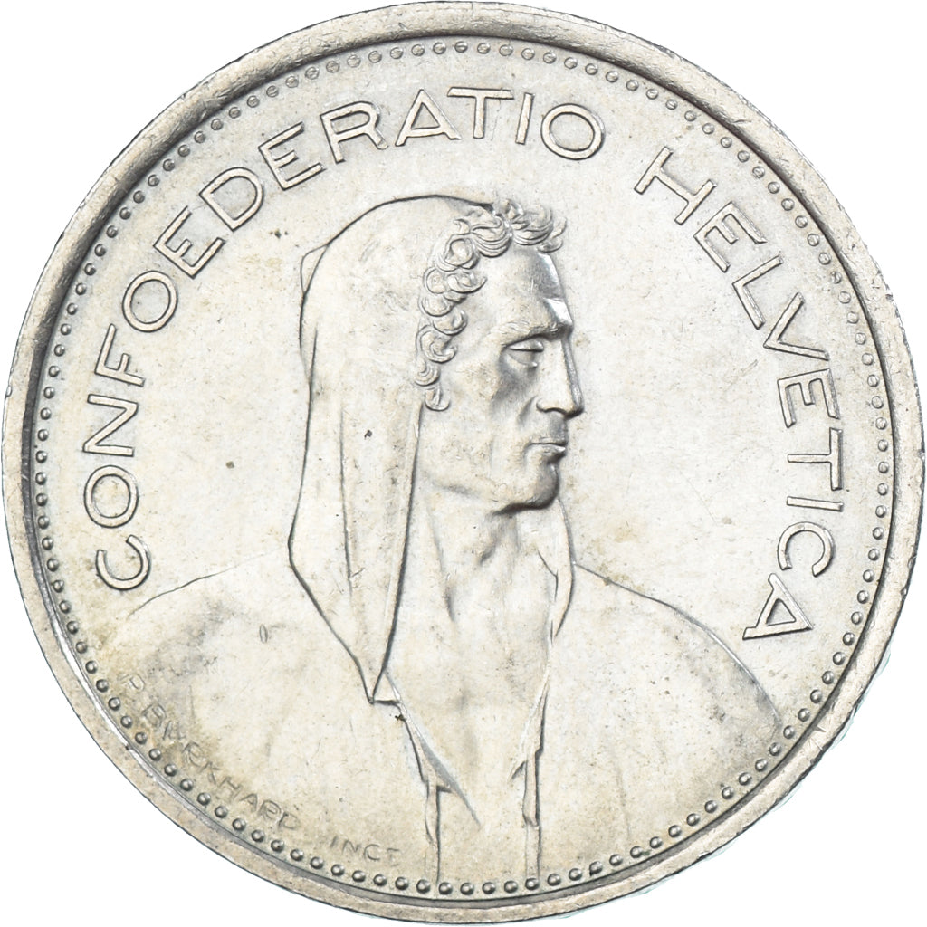 Münze, Schweiz, 5 Francs, 1968