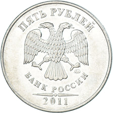 Monnaie, Russie, 5 Roubles, 2011