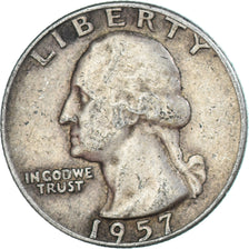 Moneta, USA, Quarter, 1957