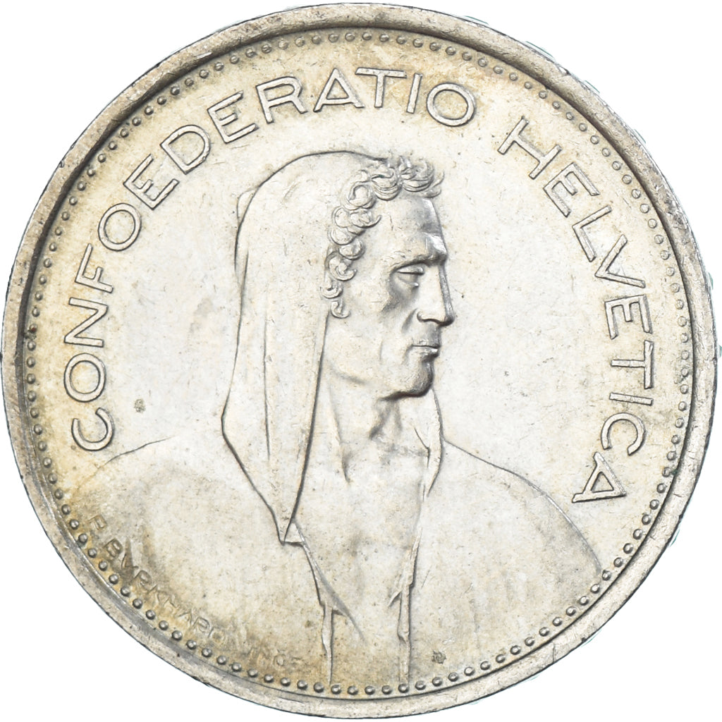 Moneta, Svizzera, 5 Francs, 1968