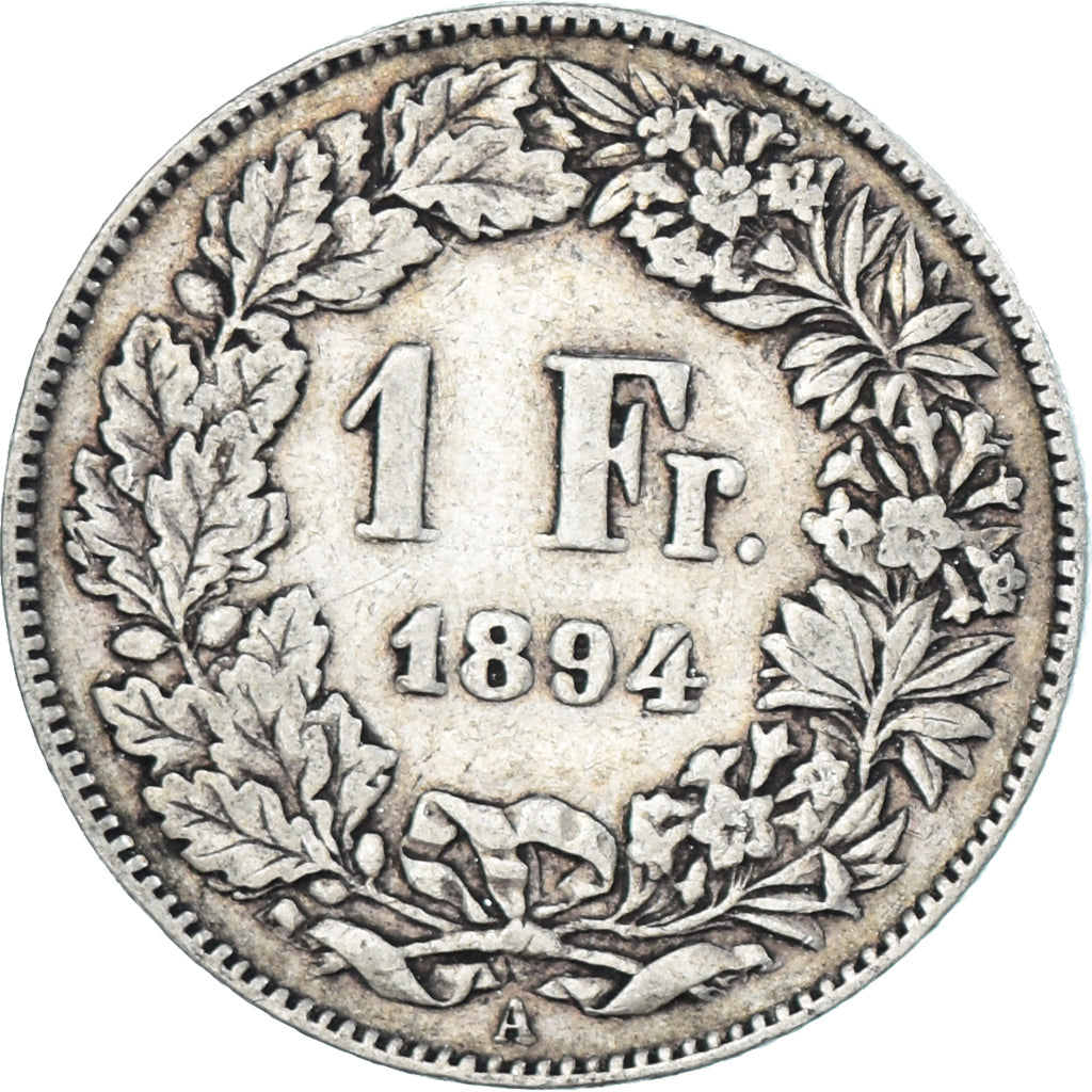 Münze, Schweiz, Franc, 1894