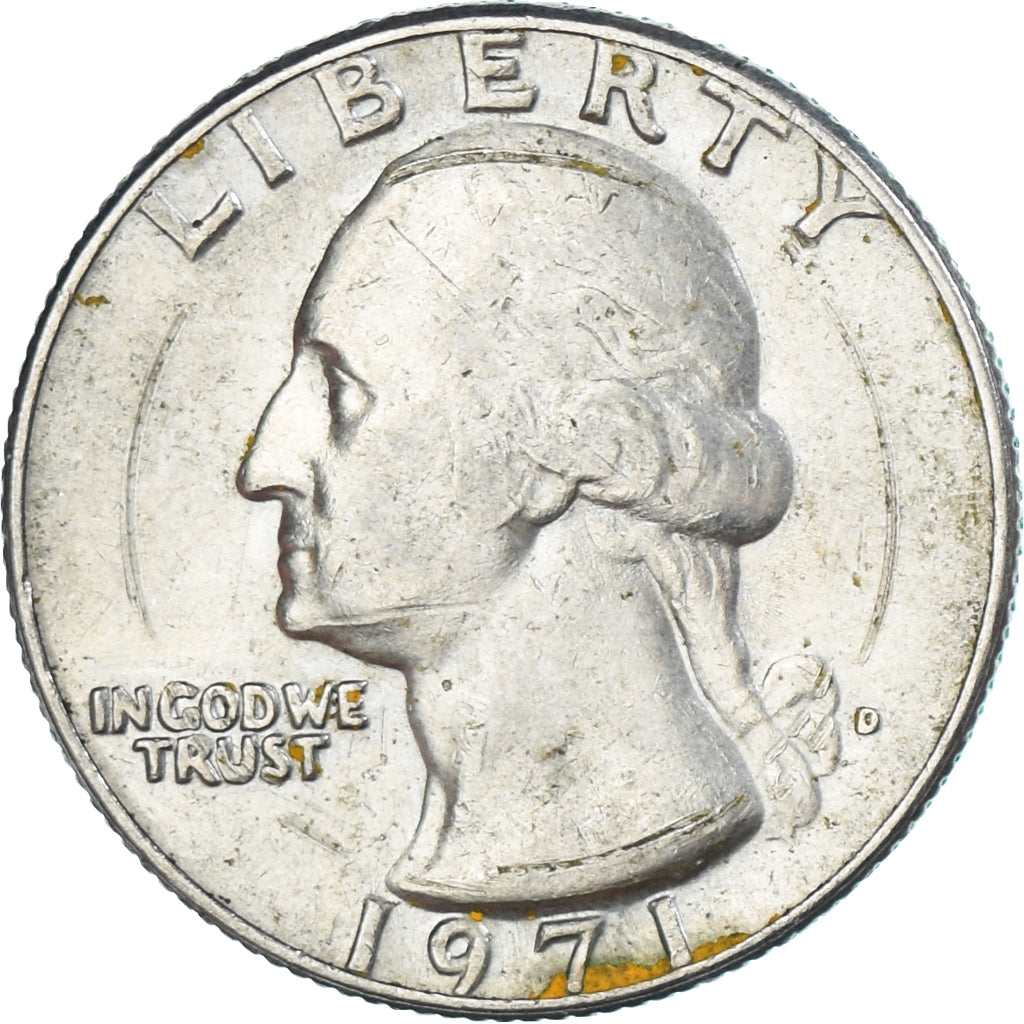 Moneda, Estados Unidos, Quarter, 1971