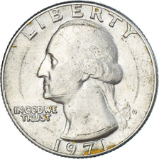 Moneda, Estados Unidos, Quarter, 1971