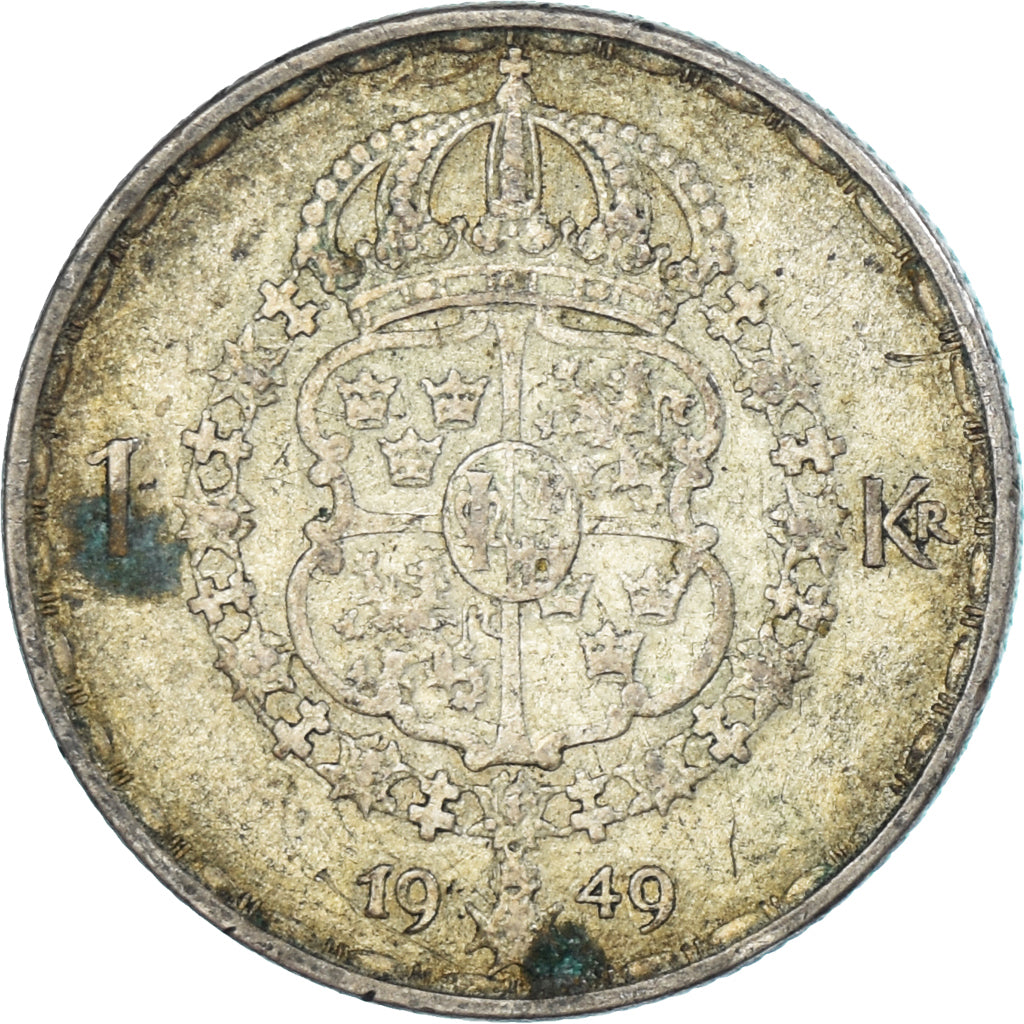 Moneta, Szwecja, Krona, 1949