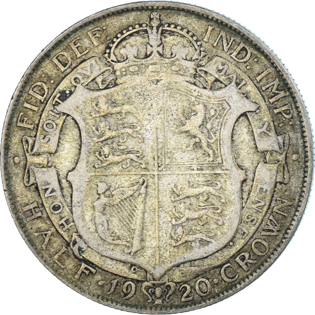 Moneta, Wielka Brytania, 1/2 Crown, 1920