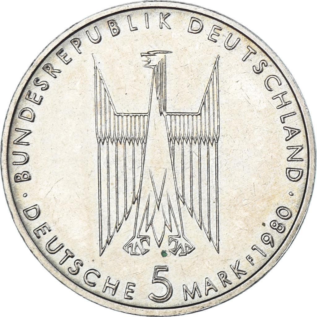Münze, Deutschland, 5 Mark, 1980
