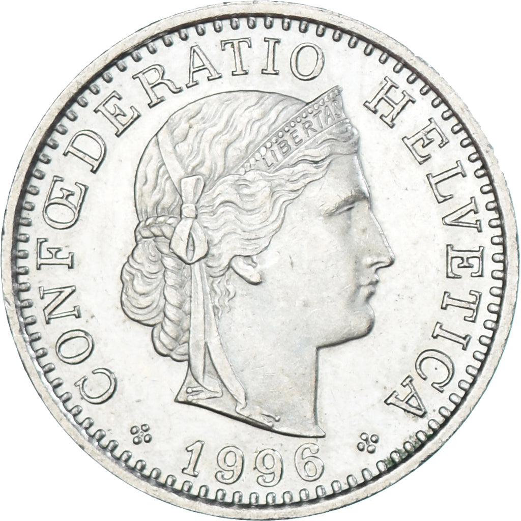 Moneta, Szwajcaria, 20 Rappen, 1996