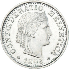 Moneta, Szwajcaria, 20 Rappen, 1996