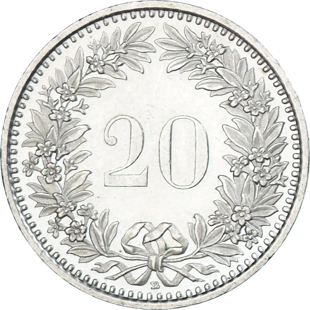 Moneta, Szwajcaria, 20 Rappen, 1996