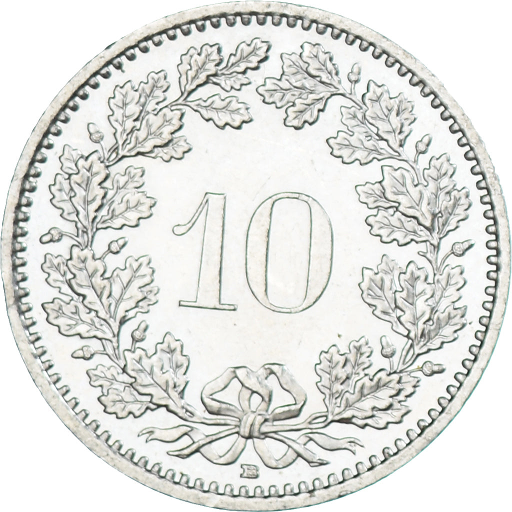 Moneta, Svizzera, 10 Rappen, 2002