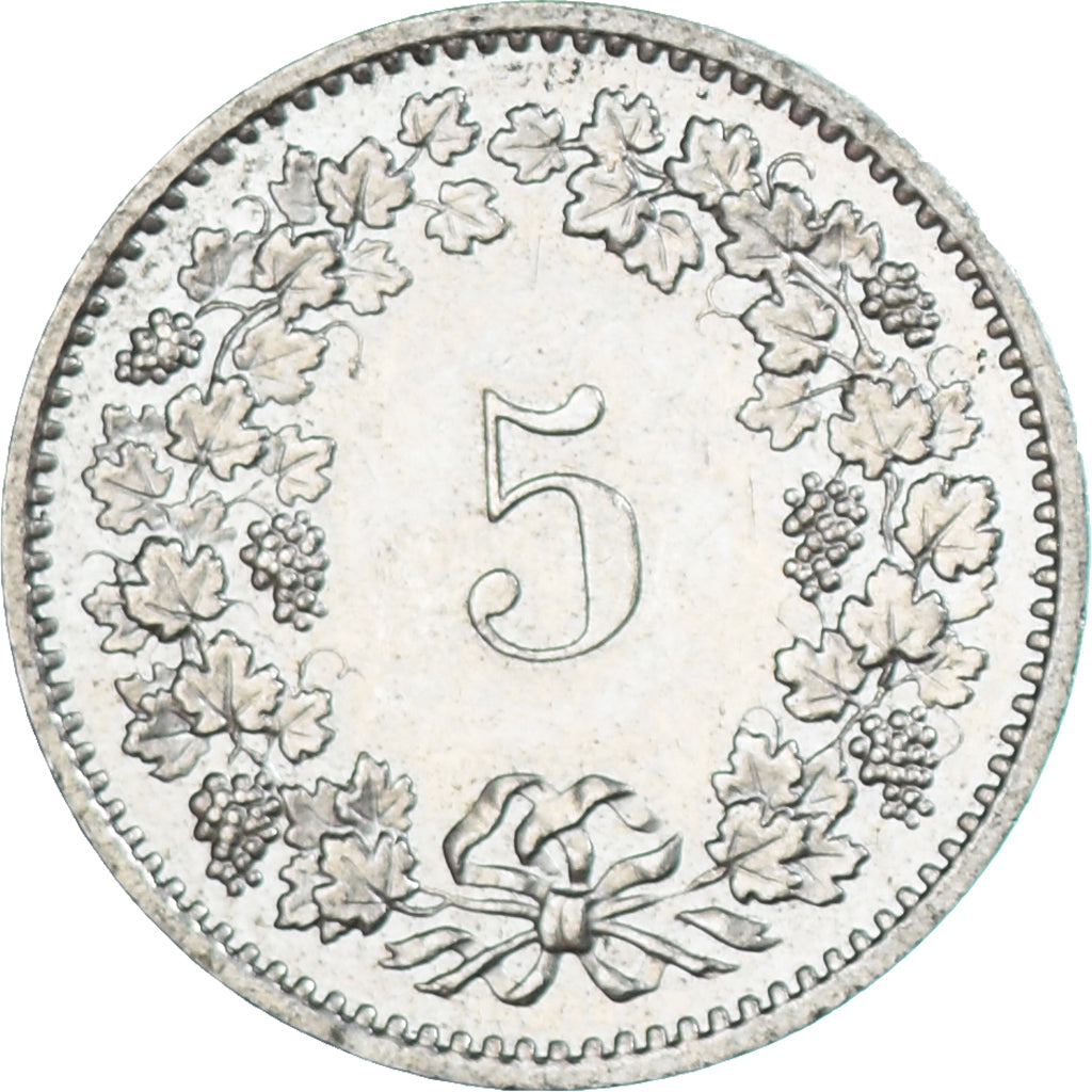 Moneta, Svizzera, 5 Rappen, 1978