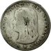 Moneta, Holandia, Wilhelmina I, 25 Cents, 1897, VF(20-25), Srebro, KM:115