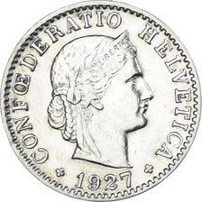 Münze, Schweiz, 20 Rappen, 1927