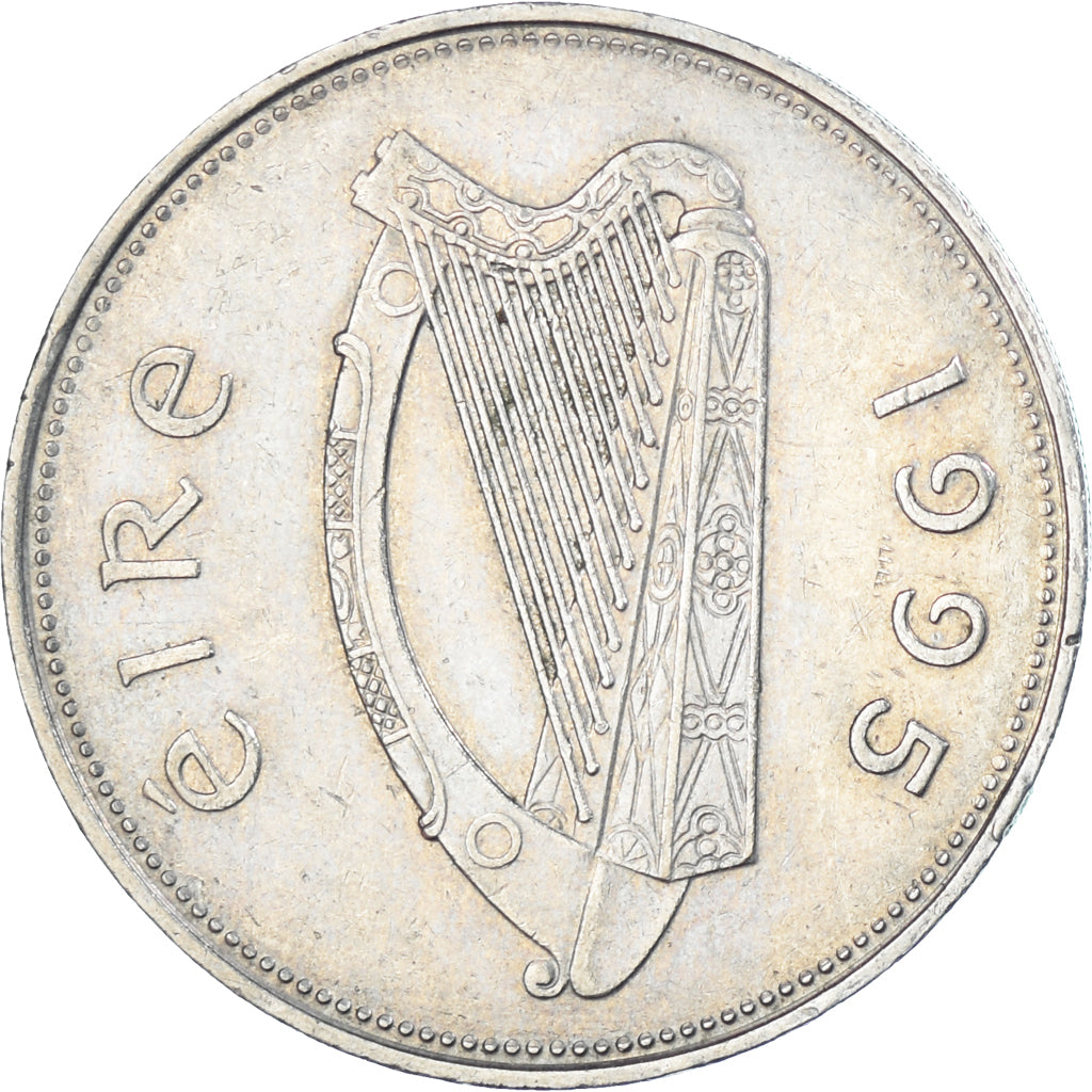 Coin, Ireland, Punt, Pound, 1995