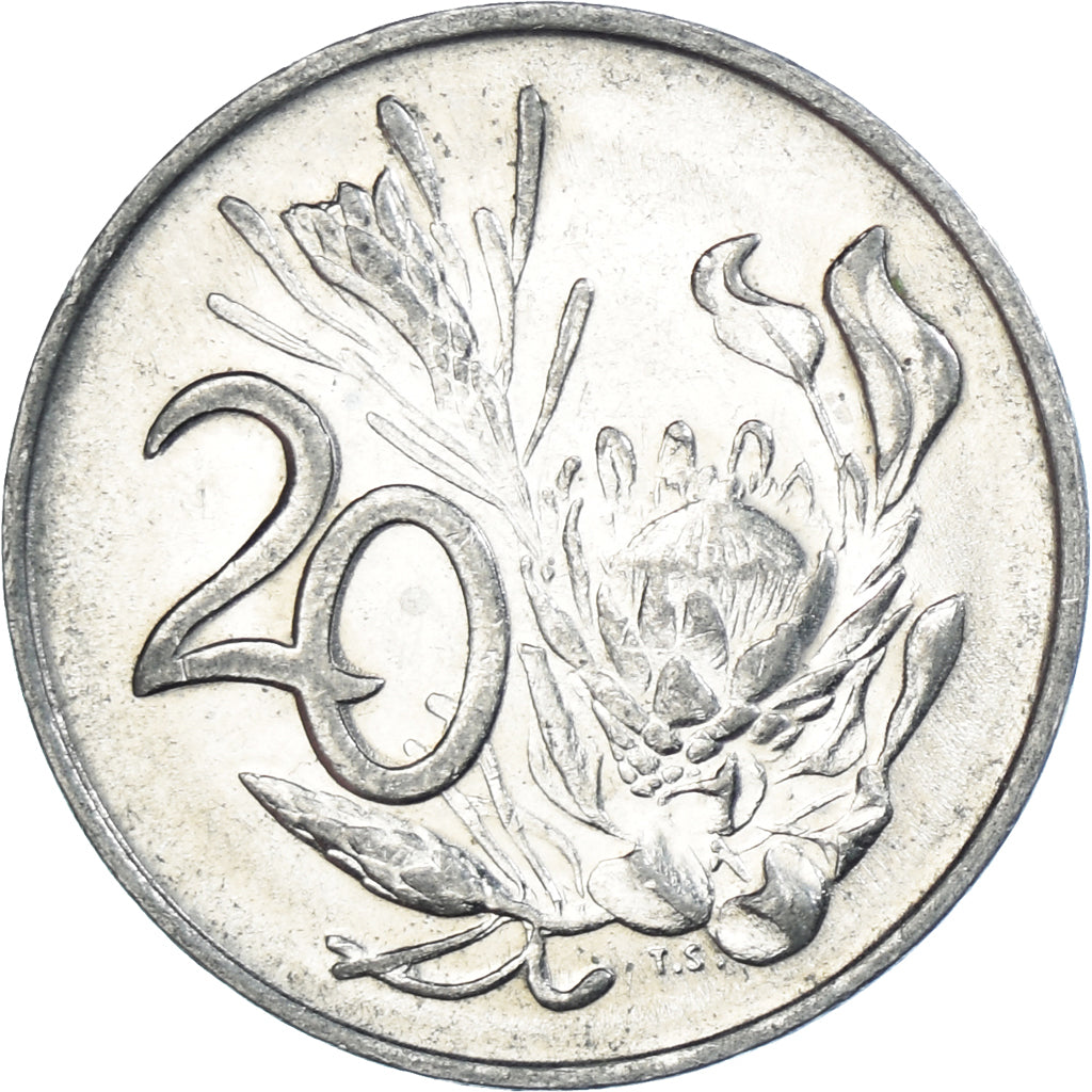 Munten, Zuid Afrika, 20 Cents, 1980