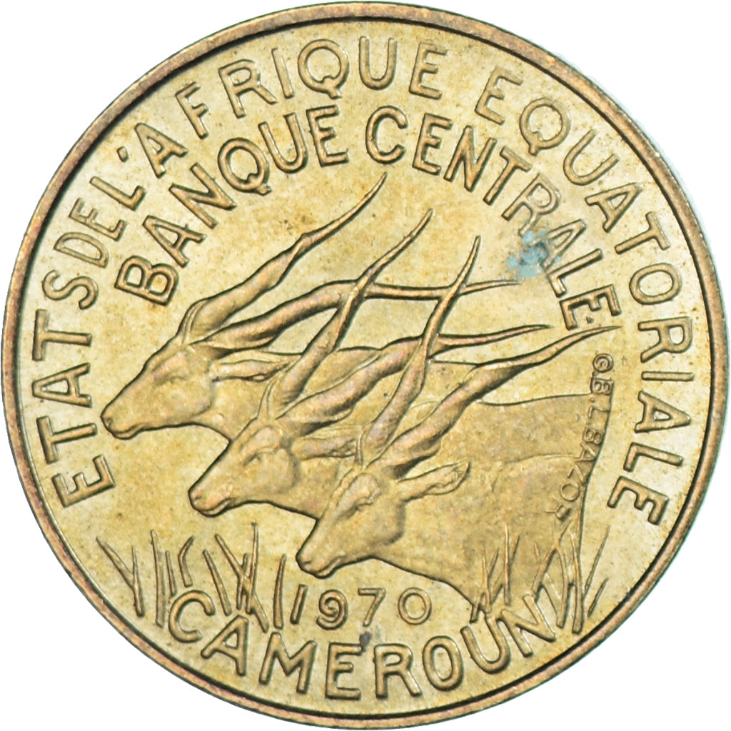 Coin, EQUATORIAL AFRICAN STATES, 5 Francs, 1970