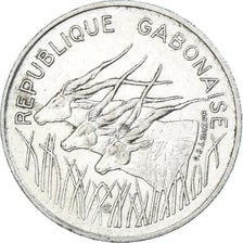 Moneta, Gabon, 100 Francs, 1971