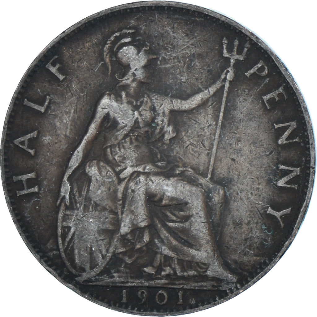 Coin, Great Britain, 1/2 Penny, 1901