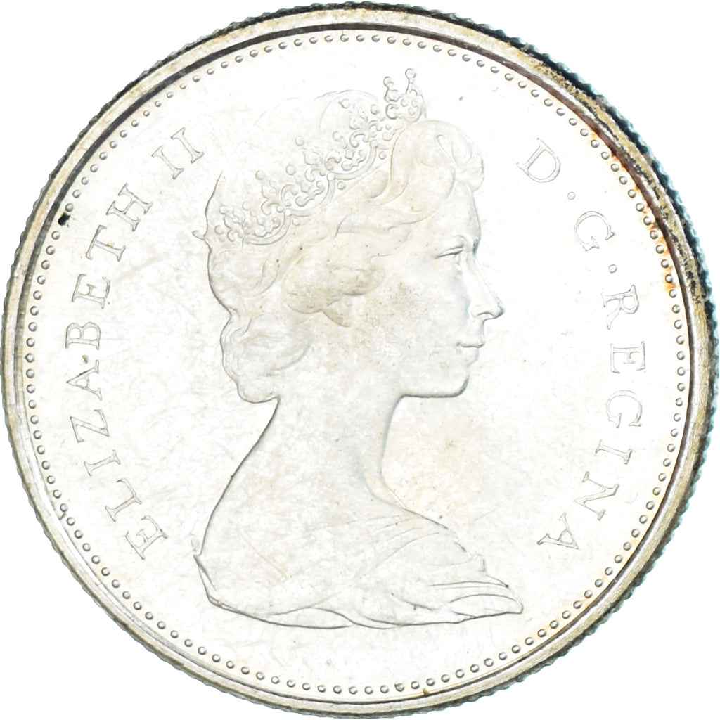 Moneta, Canada, 25 Cents, 1967