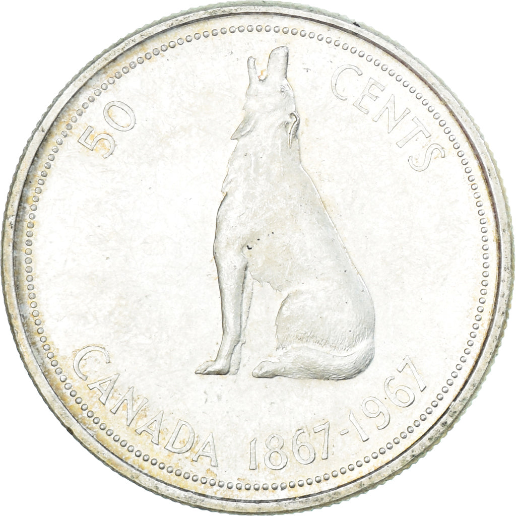 Münze, Kanada, 50 Cents, 1967