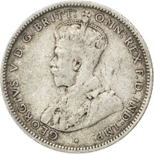 AUSTRALIA, Shilling, 1918, Melbourne, KM #26, VF(30-35), Silver, 24, 5.59